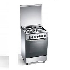 Scanfrost Cooker CK 5312 – 3 GAS, 1 Electric hotplate – silver