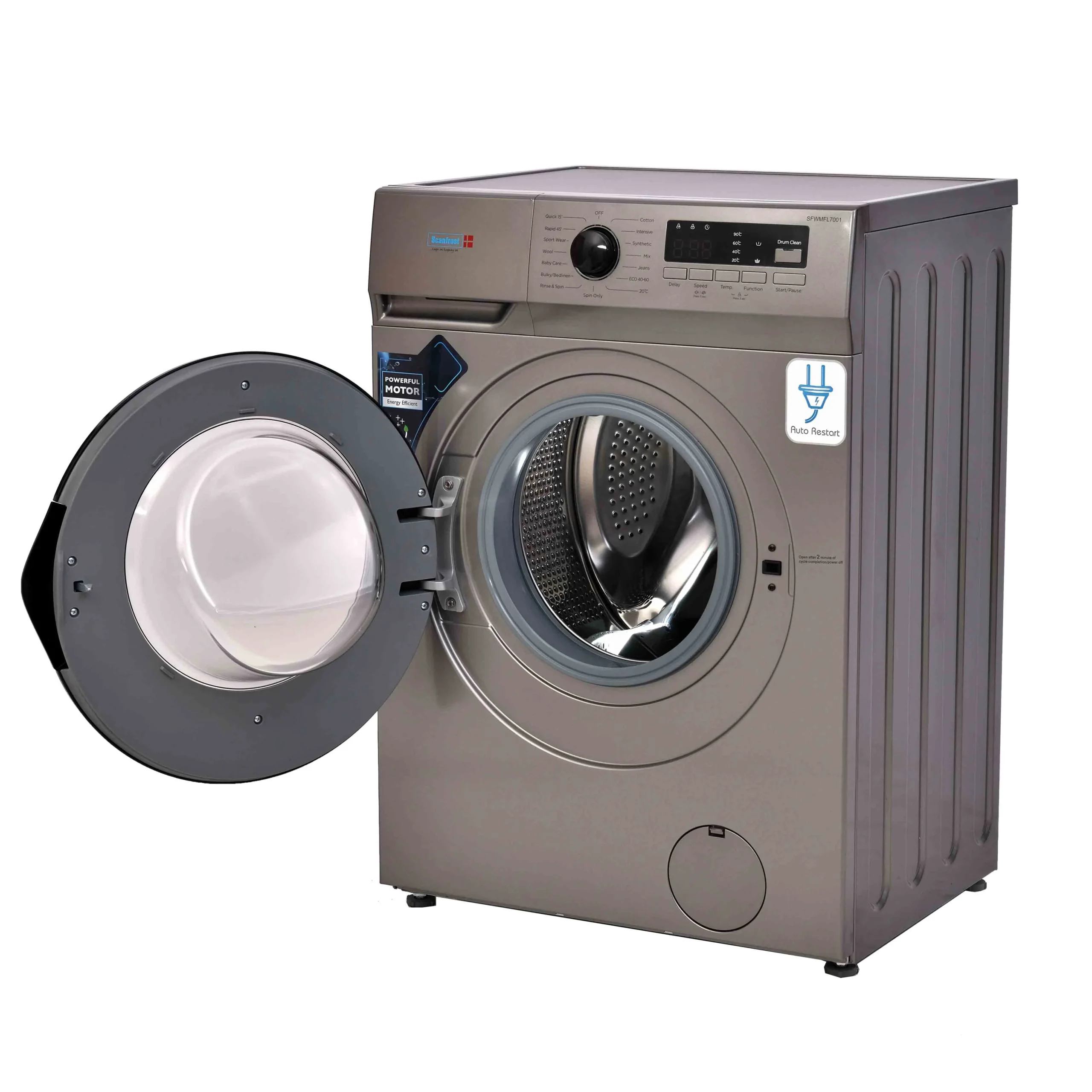 Scanfrost Front loader automatic washing machine | SFWMFL7001- 6Kg - Image 2