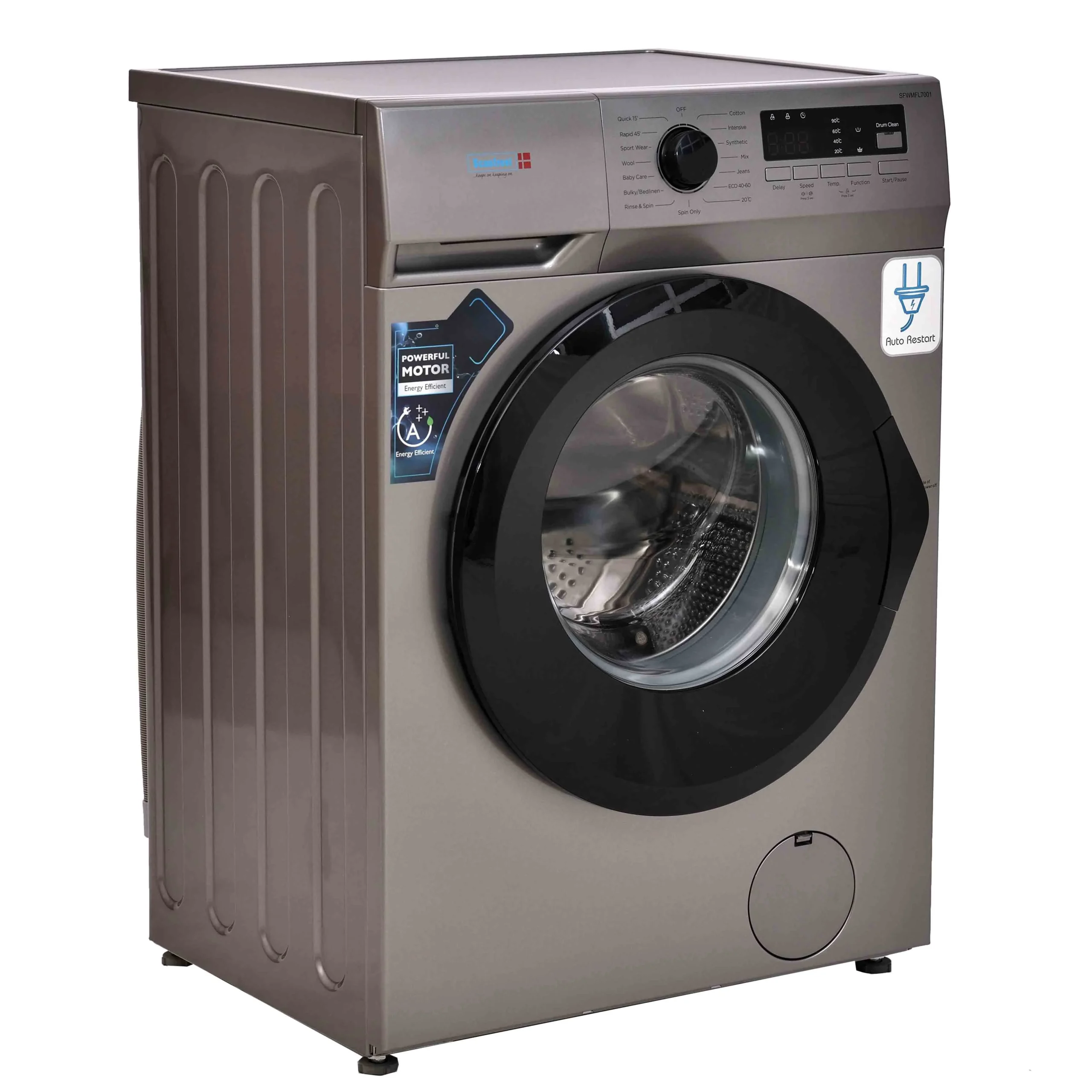 Scanfrost Front loader automatic washing machine | SFWMFL7001- 6Kg - Image 3