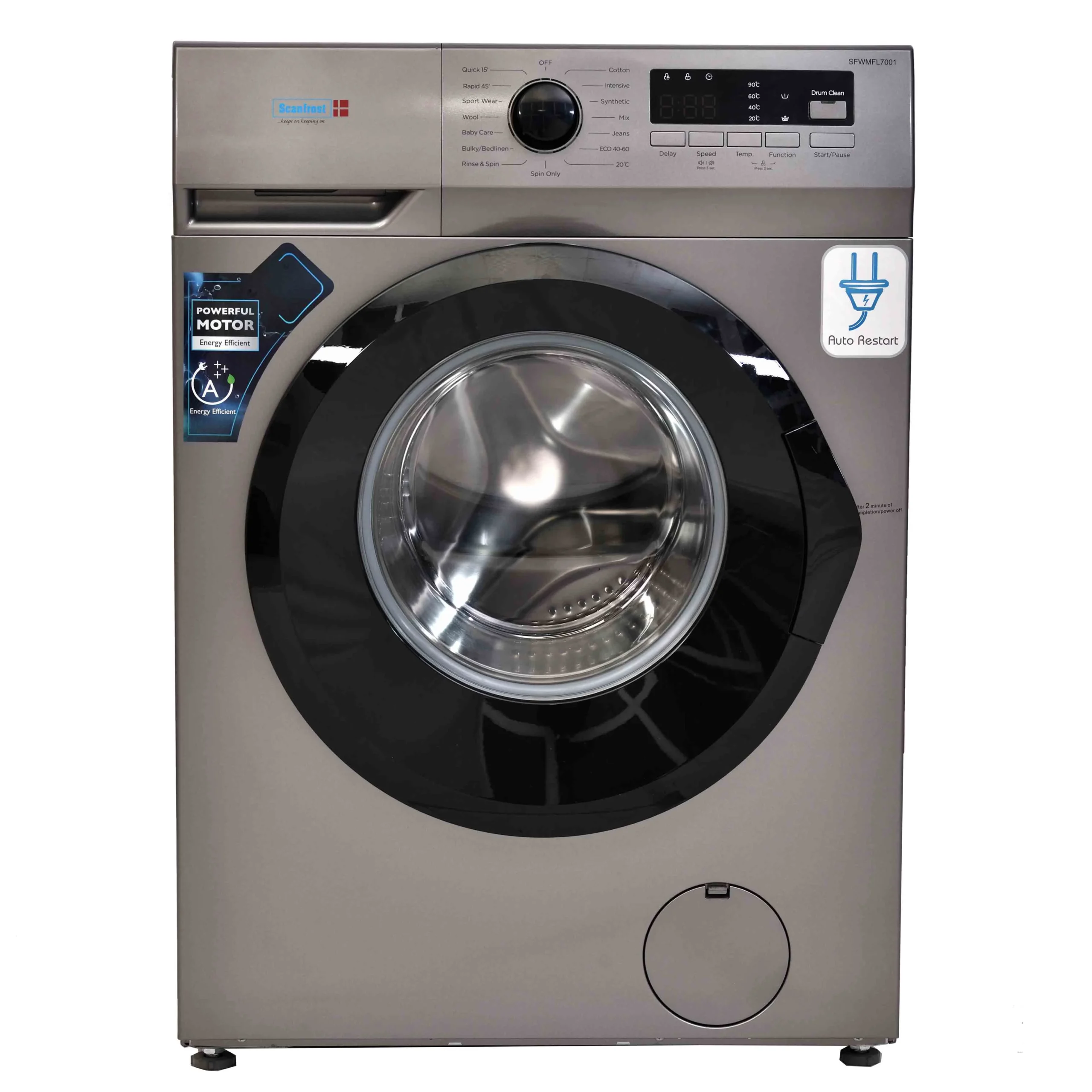 Scanfrost Front loader automatic washing machine | SFWMFL7001- 6Kg