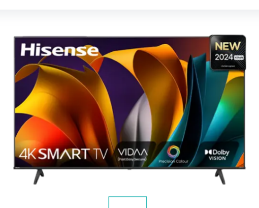 Hisense 50″ inches Smart Television – A6N DLED Backlight 4K Resolution Dolby Atmos VRR (60Hz) VIDDA U7.6 OS - Image 8
