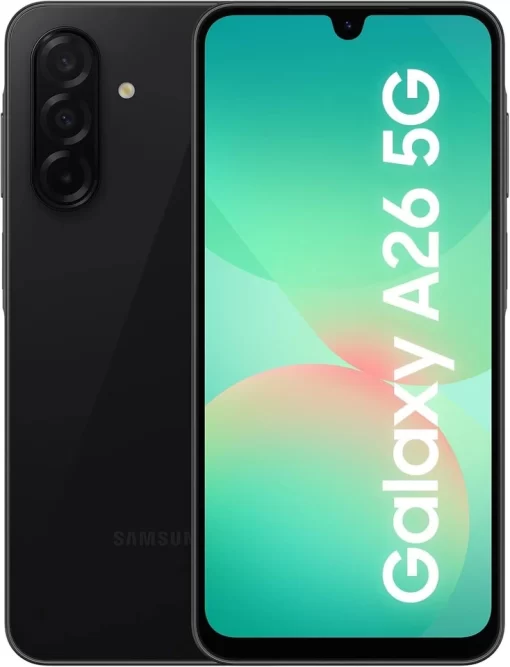 Samsung Galaxy A26 – 5G Android Smartphone – RAM: 8GB+8GB, Memory: 256GB, Exynos Processor, 5,000mAh Battery, 5OMP Camera
