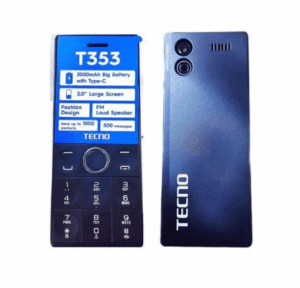 Tecno T353 - Button phone, 3000mAh Battery, Dual Sim