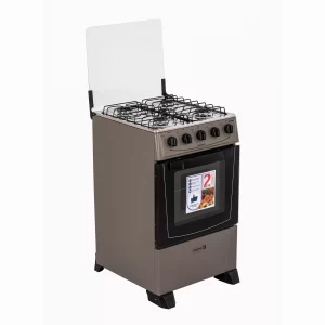 Scanfrost Gas-Cooker 4 Burners (Grey/Black) -CK5400NG - Image 3