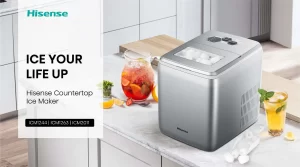 Hisense Ice Maker 12KG/24h with 1000mL Water Tank – Compact Countertop Ice Machine  - ICM1263 - Image 3