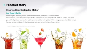 Hisense Ice Maker 12KG/24h with 1000mL Water Tank – Compact Countertop Ice Machine  - ICM1263 - Image 4