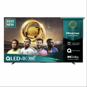 Hisense 100” QLED Q7Q 4K Smart Gaming TV – 144Hz VRR, Dolby Vision & Atmos