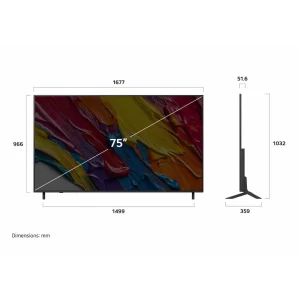LG TV QNED 75 Inch QNED82A6A 4K Smart TV AI Magic remote webOS25 - Image 2