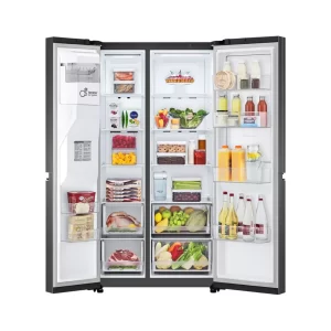 LG SxS Refrigerator 684L | GC-J257FQKW | with UVnano® Water Dispenser - Image 2