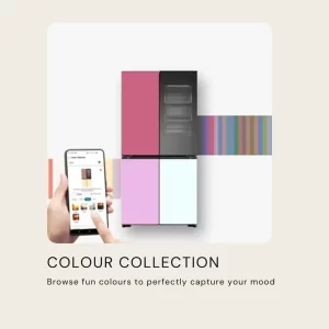 LG Cross Door Refrigerator 671L (GR-A24FDMMB) InstaView, MoodUP® - Image 3