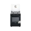 Bruhm 60x60 Gas Cooker | 4 Gas Burners | Black Finish | BGC-6640IB