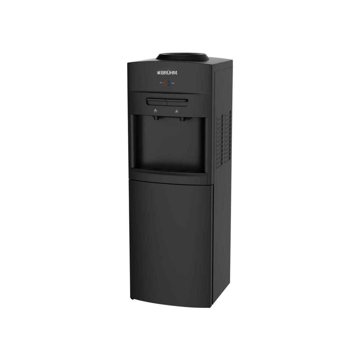 Bruhm Water Dispenser with Cabinet | 2 Taps | BDS-1169 Black
