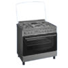 Maxi Gas Cooker 60x90CM (4 Gas + 2 Electric Burners) Inox