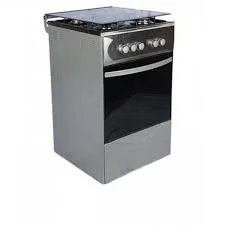 Maxi 50x50 Gas Cooker | 4 Burners Black & Grey | Basic Grey - Image 2