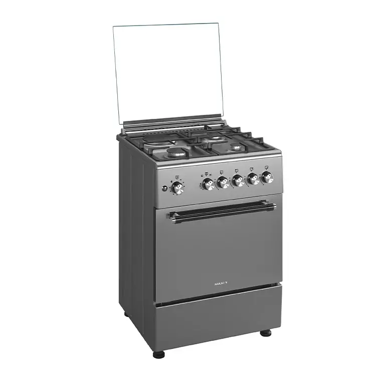 Maxi 60x60 Gas Cooker (3 burners +1 electric hotplate) IGL Inox (TR)