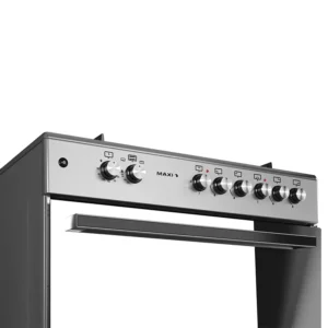 Maxi Gas Cooker 60x90CM (4 Gas + 2 Electric Burners) Matte Inox TR - Image 3