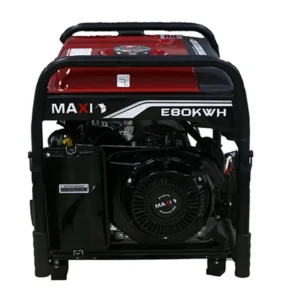 Maxi 10kVA Generator | 8.0kW | with Key Starter & Wheels  -  E80KWH - Image 3