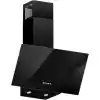 Maxi Hood 60cm Angled Curved | D001BL | Black Glass