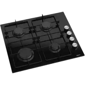 Maxi Built-in Tabletop Gas Cooker -  4 Burners Black