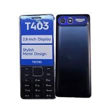 Tecno T403 Dual SIM | 2.8” Button Phone | 2000mAh Battery
