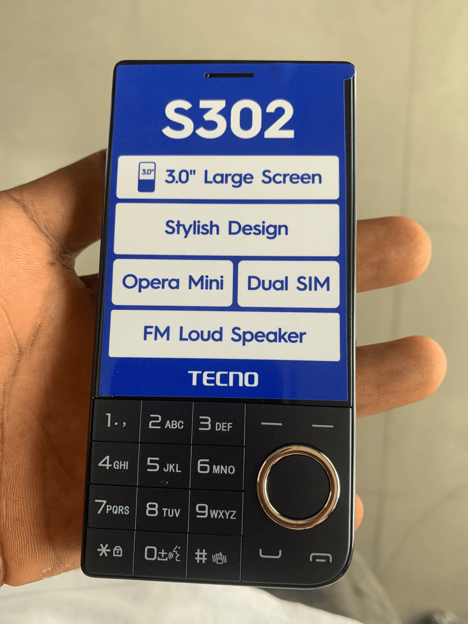 Tecno S302 Button Phone – 3.0″ Display, 1500mAh, Type-C, - Image 7