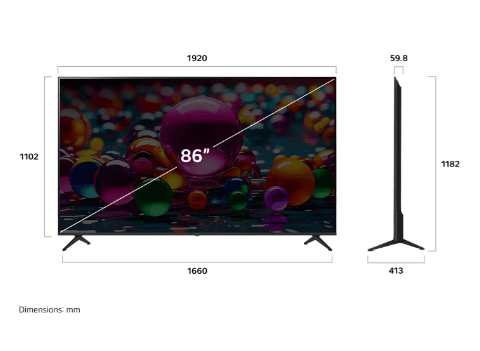 LG 85" UA85 4K Smart Television | Magic Remote, AI Voice Control - Image 5
