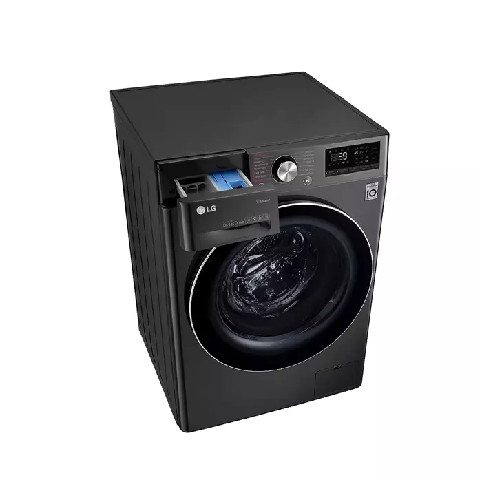 LG 10.5KG Front Load Washing Machine F4V3RYP6JE | Silver - Image 4