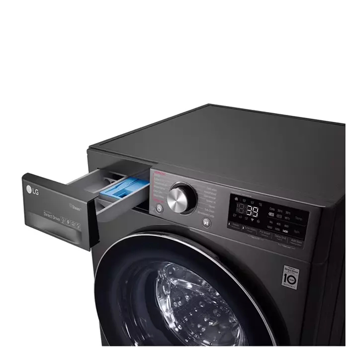 LG 10.5KG Front Load Washing Machine F4V3RYP6JE | Silver - Image 8